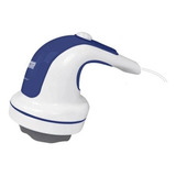 Massageador Elétrico Portátil Pelo Ombros Techline Ms-9000 Branco/azul-celeste 110v