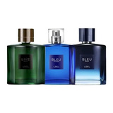 Perfumes Pack Live Polo + Bleu Intense + Bleu Night De Lbel
