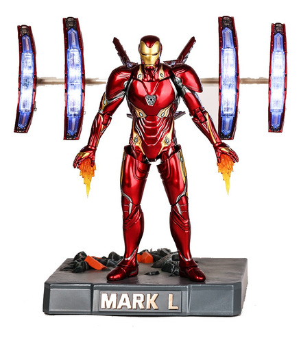 Homem De Ferro Mark 50 Com Plataforma Zd 18 Cm Iron Man Mk L