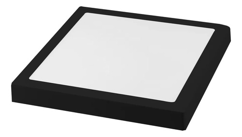 Luminária Painel Plafon Led Sobrepor 30x30 25w 5700k Cor Preto 110v/220v