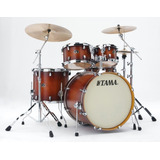 Tama Silverstar Birch Custom Vp52krs Abr 5 Cascos Y Fierros