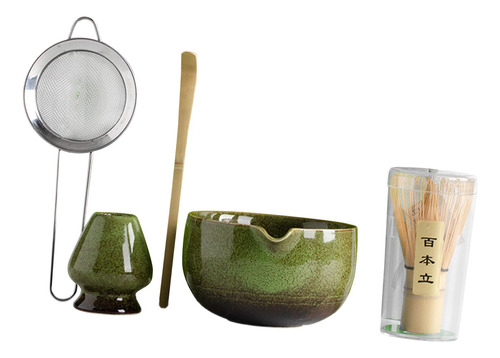 Set De Té Verde Matcha Con Utensilios Compatible Con