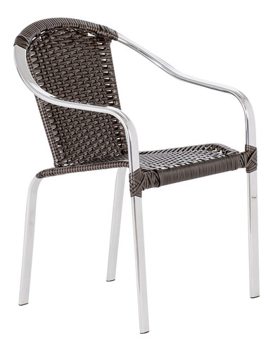 Cadeira De Piscina Em Aluminio E Fibra Sintetica Toquio