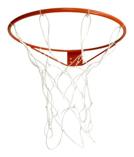 Aro De Basquete Cesta 38cm + Rede + Parafusos