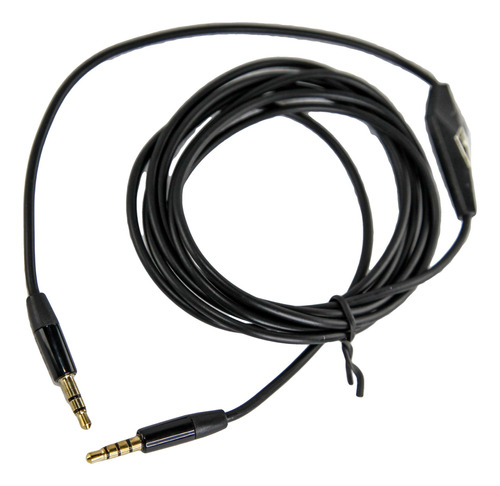 Cable Aux 2m Con Mic P/ Auricular Y Boton Mano Libre Aw Htec