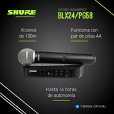 Sistema Inalámbrico Micrófono Vocal Shure Blx24/pg58 M5