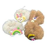 Pack 12 Donas Cabello Afelpadas Peluche Elásticas Niña