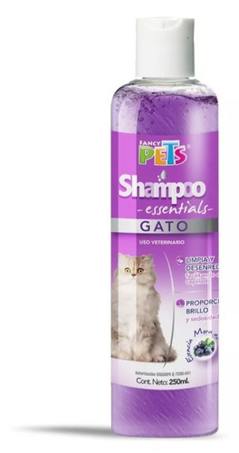 Shampoo Gato Uso Veterinario Fancy Pets Essentials 250ml Fragancia Frgancia Tono De Pelaje Recomendado Cualquiera