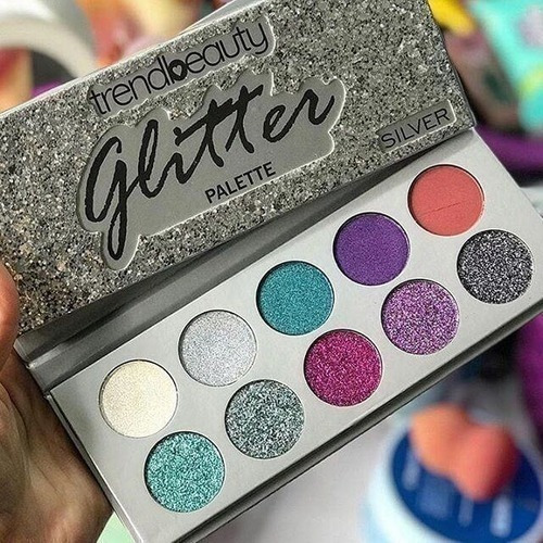 Paleta De Glitter Silver Trend Beauty