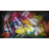 Gcg Lote 100 Moscas Plastico Alas De Colores 2 Cm Chicleras