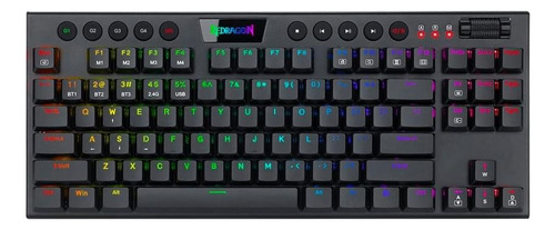 Teclado Mecanico Redragon K621 Horus Tkl Sw Red Rgb Wireless