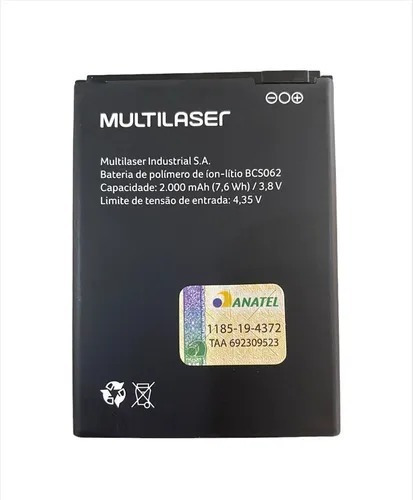 Ba-ter-ia Multilaser Ms45 4g P9062 Bcs062 Frete Gratis