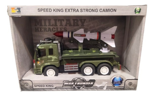Camion Militar Porta Misiles Infantil Niños Regalo