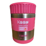 Termo Recipiente De Comida 450ml Keep Acero Inoxidable