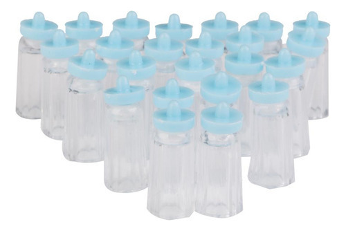 Botellas Azules Para Decoración De Baby Shower Para Niños [u
