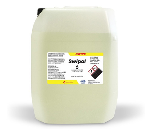 Swipol 20l - Sales Cuaternarias De Amonio