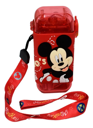 Botella De Agua Portátil De 280 Ml De Mickey Mouse