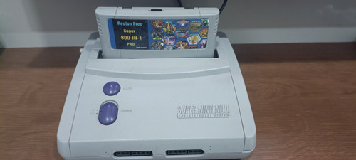 Super Nintendo Baby Av (com Fita 800 In 1 + 8bitdo Sn30)