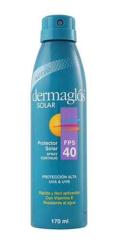Dermaglos Solar 40 Fps Spray Continuo X 170 Ml
