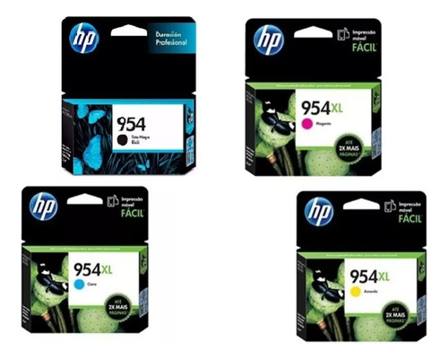 Cartuchos Hp 954 Xl (colores) + 954 Negro