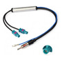 Amplificador De Antena Doble Fakra Macho A Iso Macho Phanton Negro