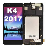 Tela Frontal Lcd Touch Para LG K4 2017 X230 Com Aro