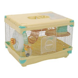 Jaula Plastica Hamster Land Amarillo Anti-mordidas Sunny Color Amarilla