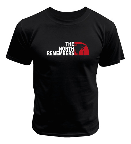 Playera De Game Of Thrones Familia Stark The North Remembers