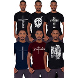 Kit 6 Camisetas Camisas Masculinas Atacado Revenda Promoçã