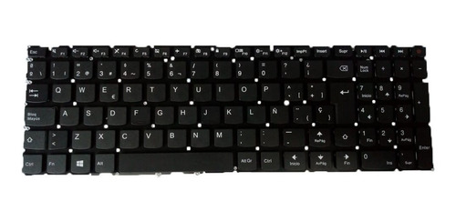 Teclado Para Lenovo Ideapad 110 15ibr Negro Sn20k9300