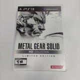 Metal Gear Solid Hd Collection Limited Edition Ps3