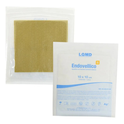Apósito De Barrera Antimicrobiana Plata 10x10cm - 1 Pieza | MercadoLibre