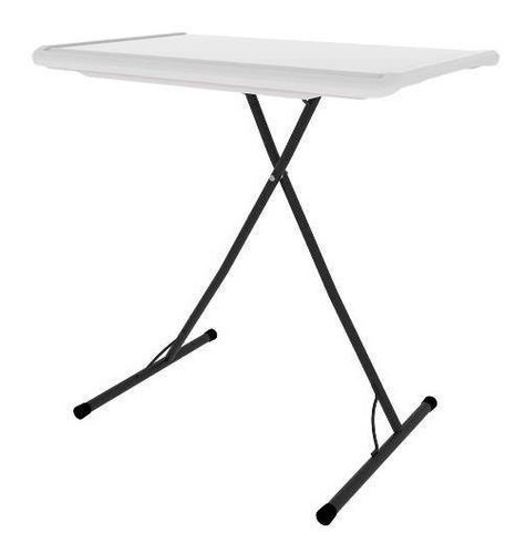 Mesa Personal 68cm Plegable Altura Ajustable Blanca Newstorm Color Blanco