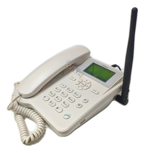 Telefone Fixo Residencial Gsm Antena Rural 5dbi Ets3023 Cor Branco