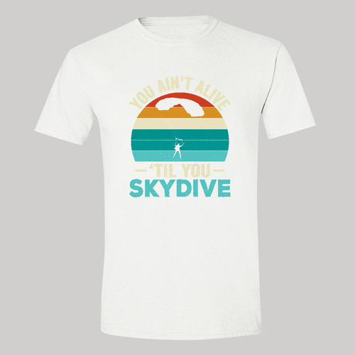 Playera Hombre Paracaidismo Deporte Vintage Sk1046