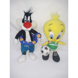 Peluches Sivestre Y Piolin Looney Tunes De Colección Vintage