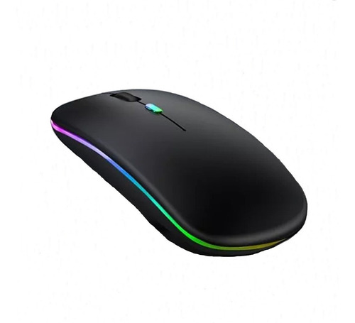 Mouse Sem Fio Recarregável Led Carregador Usb E Bluetooth 