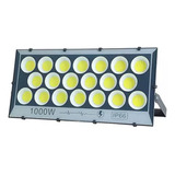 Foco Led Reflector Plano Tipo Estadio Cob Led 1000w