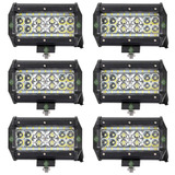 Faros Ultrapotentes Para Tractor 84w 28 Leds 8400lm X 6