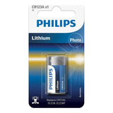 Bateria Cr123a Philips 3v Pilha Cr123a C/1 Un