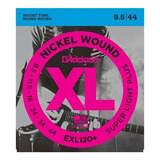 Encordoamento Guitarra 9.5-44 D'addario Xl Nickel Exl120+