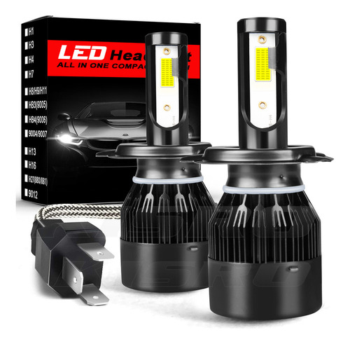 Kit De Faros Led H4 H8 Para 2002-2010 Nissan Platina