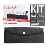 Heburn Kit Pinceles Profesional Natural X7u P/maquillaje