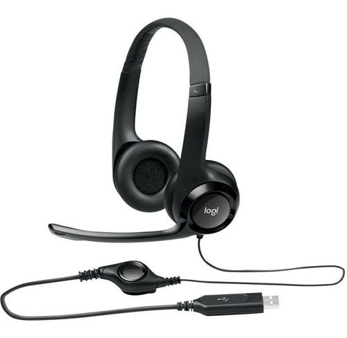 Headset Com Fio Logitech H390 Usb 2.0