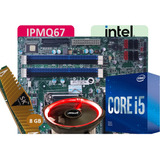 Kit Upgrade Gamer 1155 - I5 3.6 Ghz + Q67 + 8gb Ram + Cooler