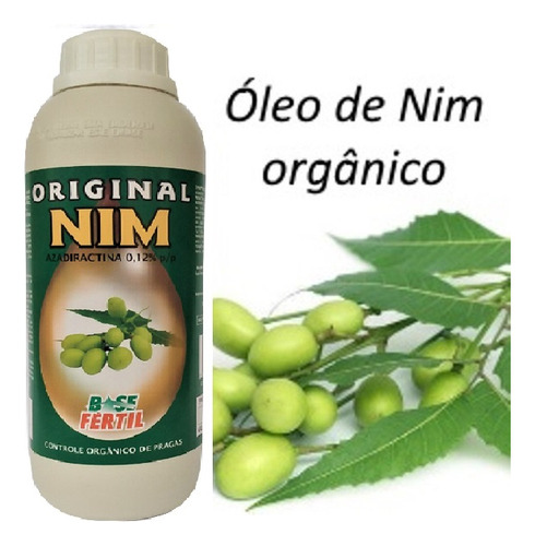 Óleo De Nim Neem Puro Orgânico Azadiracthina 1lt Original