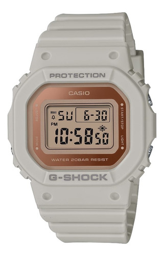 Relógio Casio G-shock Gmd-s5600-8dr Cor Da Correia Cinza Cor Do Bisel Cinza Cor Do Fundo Marrom