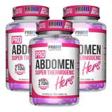 3x Pro Abdomen Hers 60 Cáps - Profit Labs