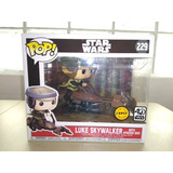 Funko Pop Luke Skywalker Con Speeder Bike Chase #229