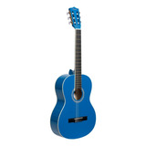 Guitarra Bamboo 39 Gc-39-lbl Clasica Incluye Funda Color Azul